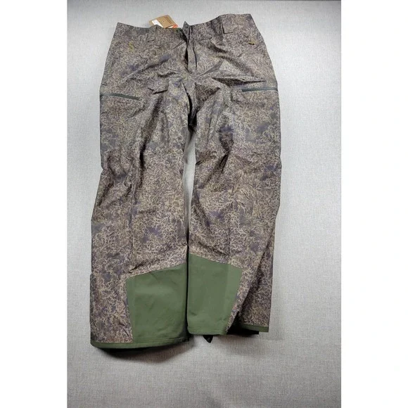 Patagonia Powder Town Mens Pants Size XXL Basin Green Ski Snowboard Trousers NEW - Picture 10 of 16